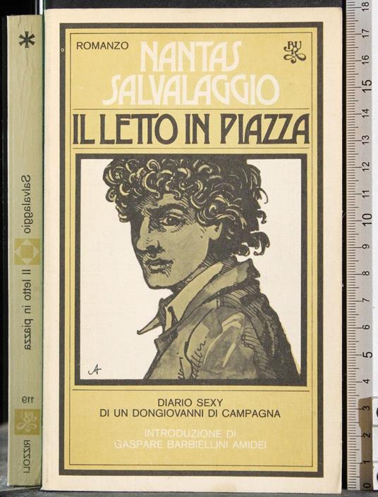 Il letto in piazza - Nantas Salvalaggio - copertina