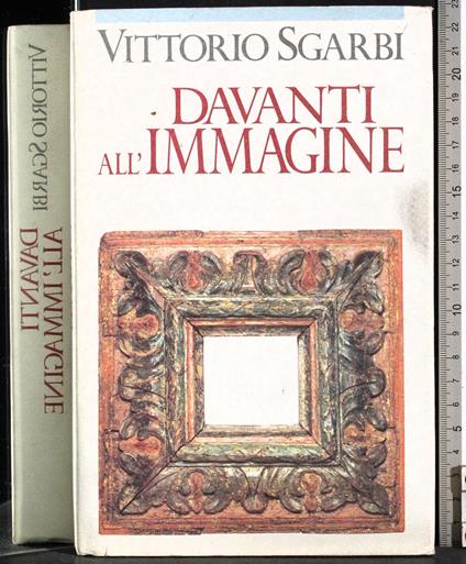 Davanti all'immagine - Vittorio Sgarbi - copertina