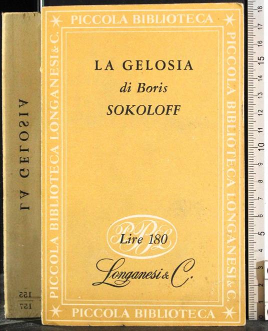 La gelosia - Boris Sokoloff - copertina