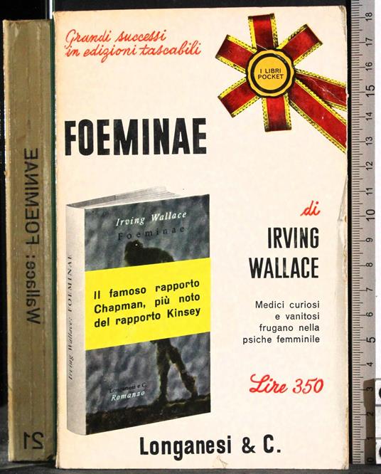 Foeminae - Irving Wallace - copertina