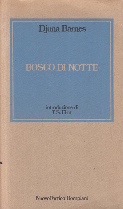 Bosco Di Notte - Djuna Barnes - copertina
