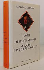 Canti Operette Morali- Leopardi- Repubblica