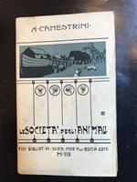 Le società degli animali. Con una prefazione di Cesare Lombroso. Seconda edizione