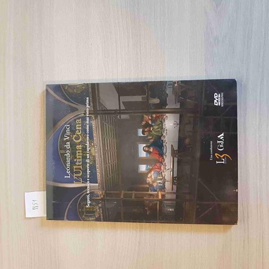 L' ULTIMA CENA segreti tecnica - DVD - LEONARDO DA VINCI mondadori LEONARDO3 - Leonardo da Vinci - copertina