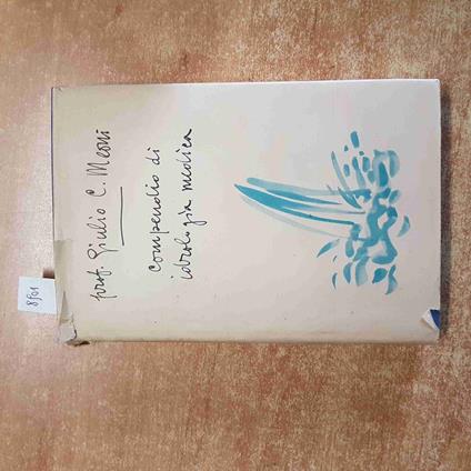 Giulio C. Meoni - Compendio Di Idrologia Medica 1962 Zambon - copertina