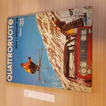 QUATTRORUOTE - 1969 - NOVITà ANTICIPAZIONI - auto, motori, viaggio, corse, f1 - copertina