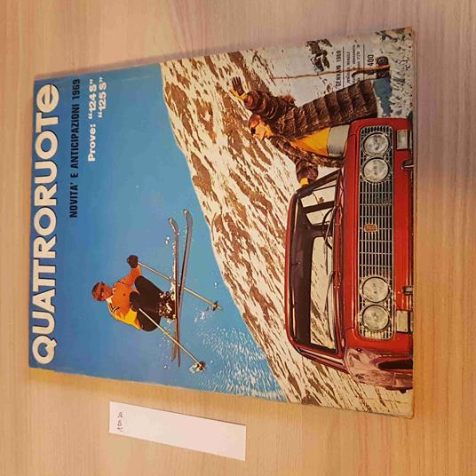 QUATTRORUOTE - 1969 - NOVITà ANTICIPAZIONI - auto, motori, viaggio, corse, f1 - copertina