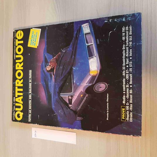 QUATTRORUOTE - 1984 - NOVITà SALONE PARIGI - auto, motori, viaggio, corse, f1 - copertina