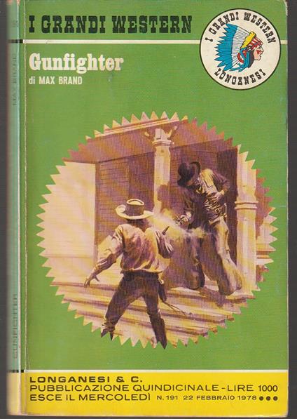Gunfighter - Max Brand - copertina