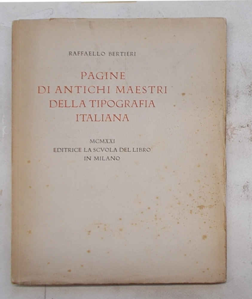 Studio bibliografico di Andrea Donati