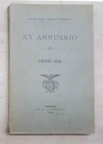 Società degli Alpinisti Tridentini. XX Annuario. 1896 - 98