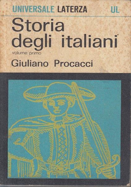Storia degli italiani - Giuliano Procacci - copertina