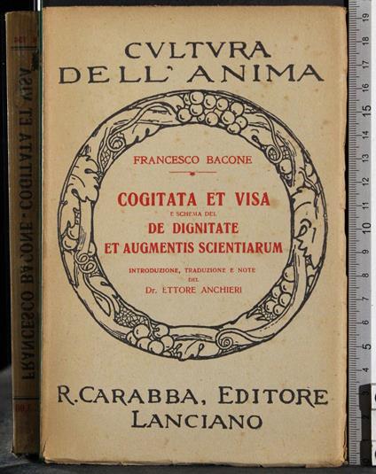 Cogitata et visa - Francesco Bacone - copertina
