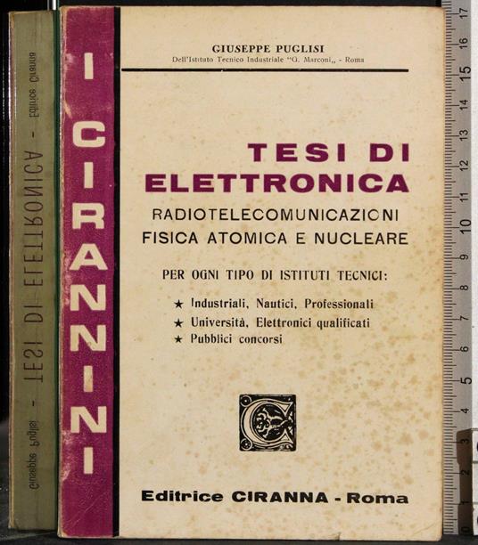 Tesi di elettronica - Giuseppe Puglisi - copertina