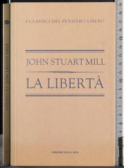 libertà - John Stuart Mill - copertina