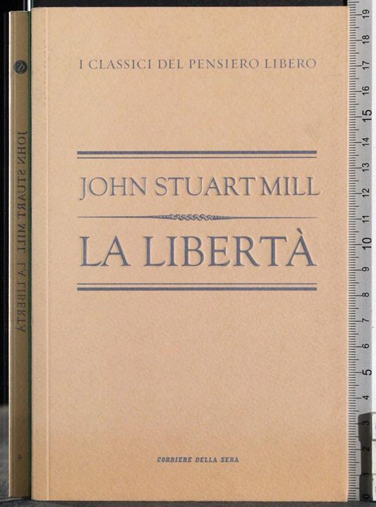 libertà - John Stuart Mill - copertina