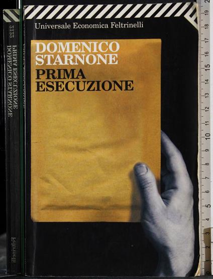 Prime esecuzione - Domenico Starnone - copertina