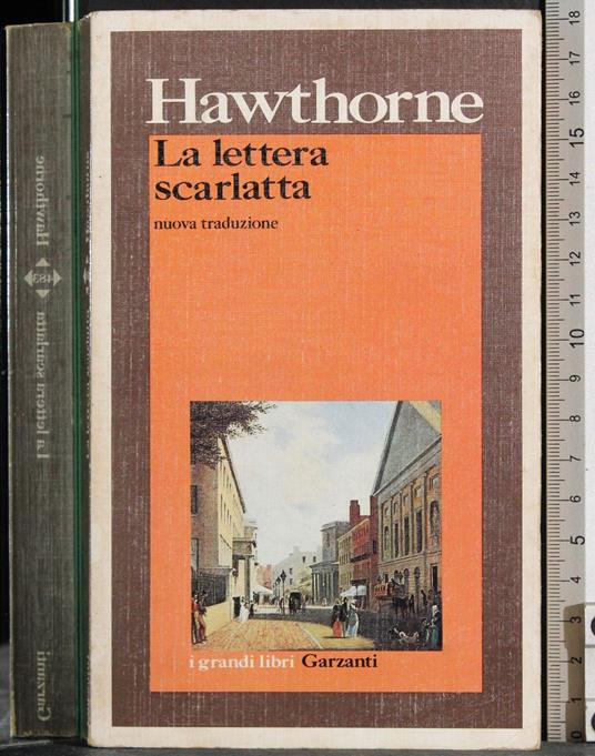 lettera scarlatta - Nathaniel Hawthorne - copertina