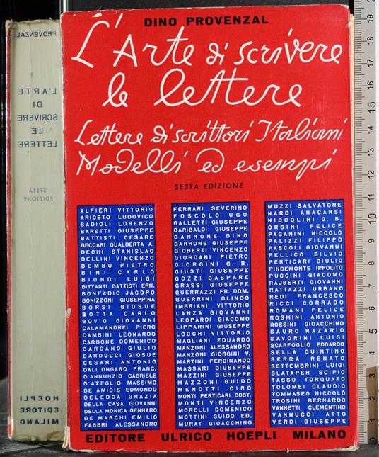 L' arte di Scrivere le lettere - Dino Provenzal - copertina