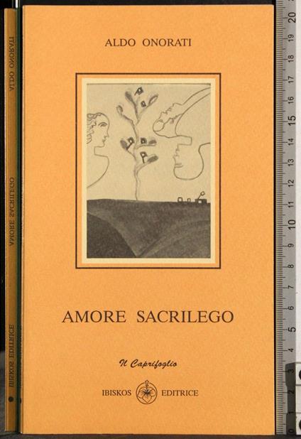Amore sacrilego - Aldo Onorati - copertina