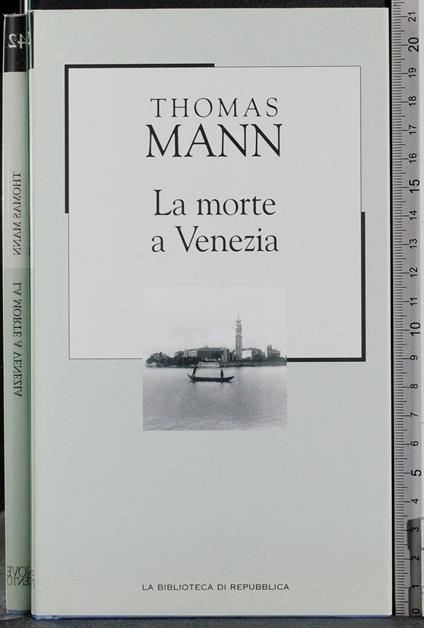 morte a Venezia - Thomas Mann - copertina