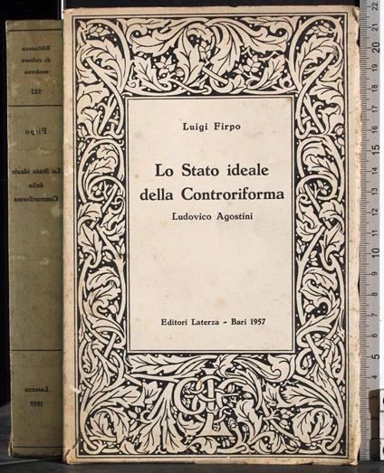 Lo Stato ideale della Controriforma - Luigi Firpo - copertina