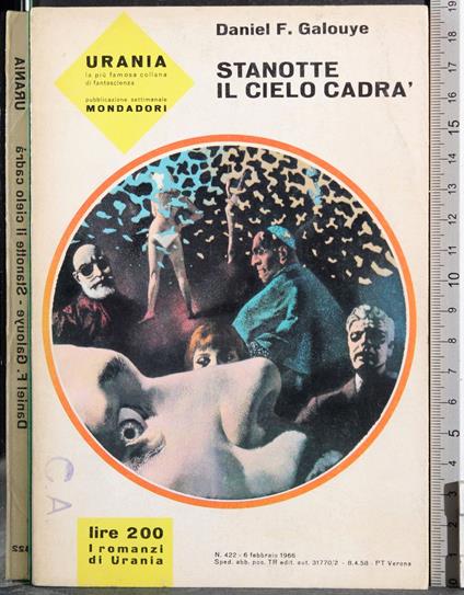 Stanotte il cielo cadrà - Daniel Galouye - copertina