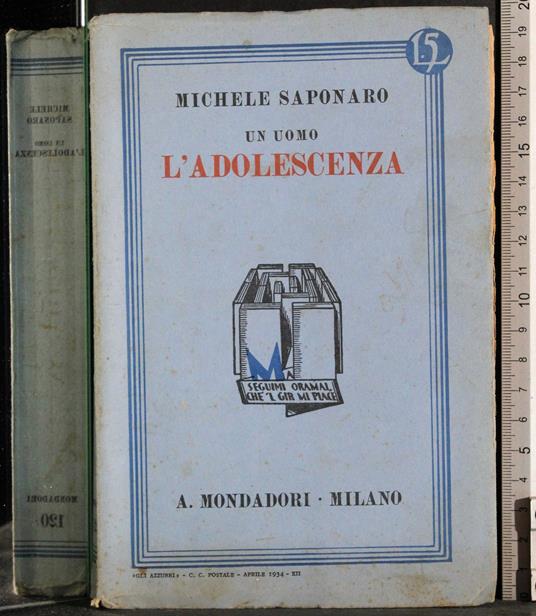 L' adolescenza - Michele Saponaro - copertina