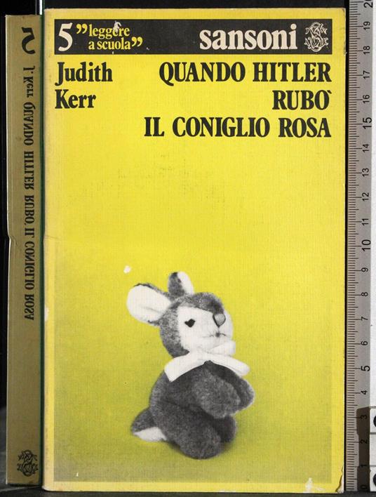 Quando Hitler rubò il coniglio rosa - Judith Kerr - copertina
