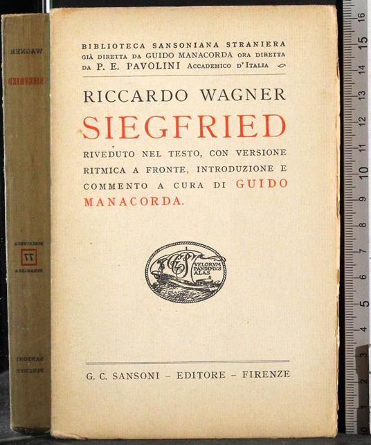 Siegfried - Richard Wagner - copertina