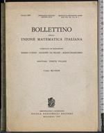 Bollettino della unione matematica Italiana