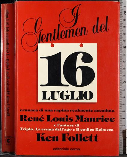 Il gentlemen del 16 luglio - copertina