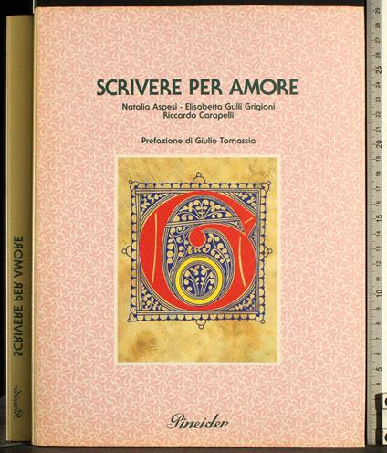 Scrivere per amore - copertina