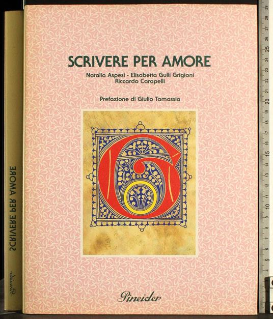 Scrivere per amore - copertina