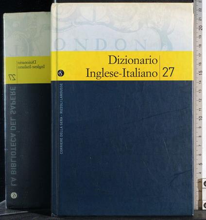 Biblioteca del sapere 27. Dizionario inglese-Italiano - copertina