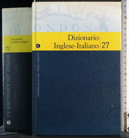 Biblioteca del sapere 27. Dizionario inglese-Italiano - copertina