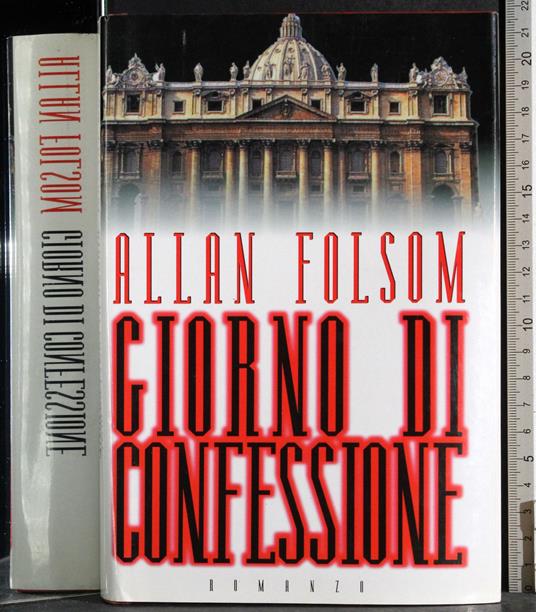 Giorno di confessione - Allan Folsom - copertina