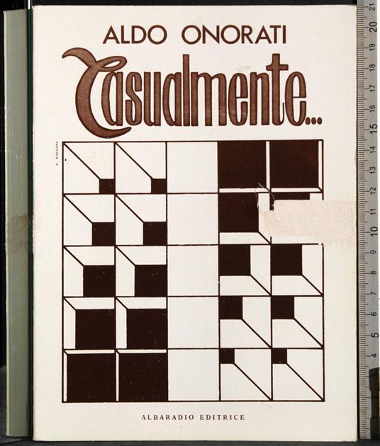 Casualmente - Aldo Onorati - copertina