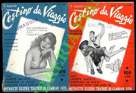 Il nuovo cestino da viaggio. Rivista di varietà - copertina