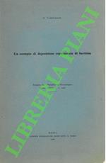 Un esempio di deposizione supergenica di baritina