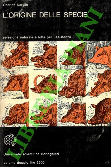 L’origine delle specie. Selezione naturale e lotta per l’esistenza - Charles Darwin - copertina