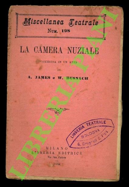 camera nuziale - copertina