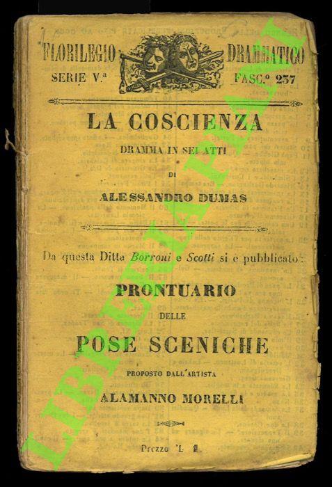 coscienza. Dramma in sei atti - Alexandre Dumas - copertina