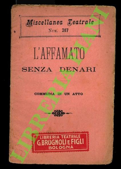 L' affamato enza denari - copertina
