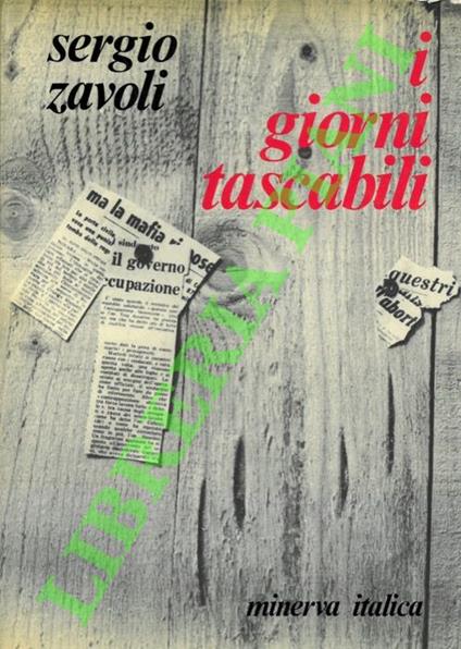 I giorni tascabili - Sergio Zavoli - copertina