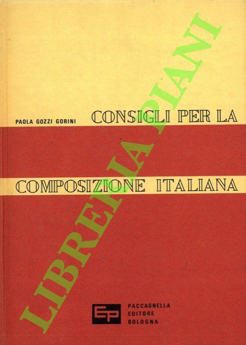 Consigli per la composizione italiana per le scuole medie