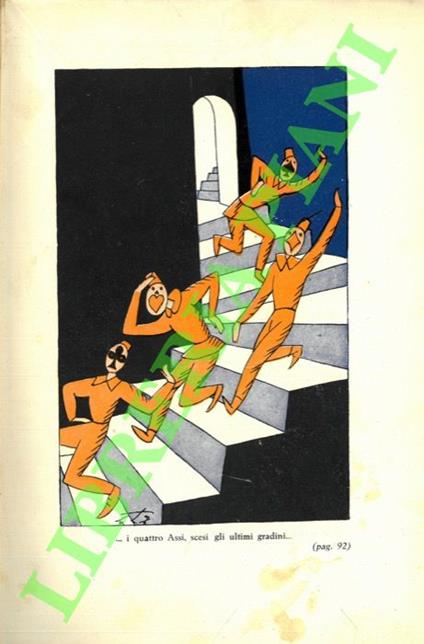Il castello delle carte. Novelline bizzarre. 2a edizione nuovamente illustrata da STO. - Giuseppe Fanciulli - copertina