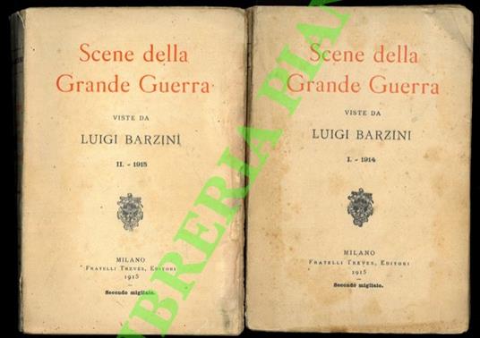 Scene della Grande Guerra - Luigi Barzini - copertina
