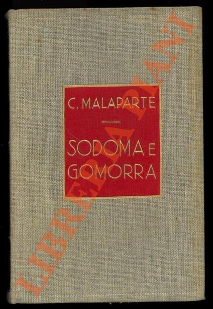 Sodoma e Gomorra - Curzio Malaparte - copertina