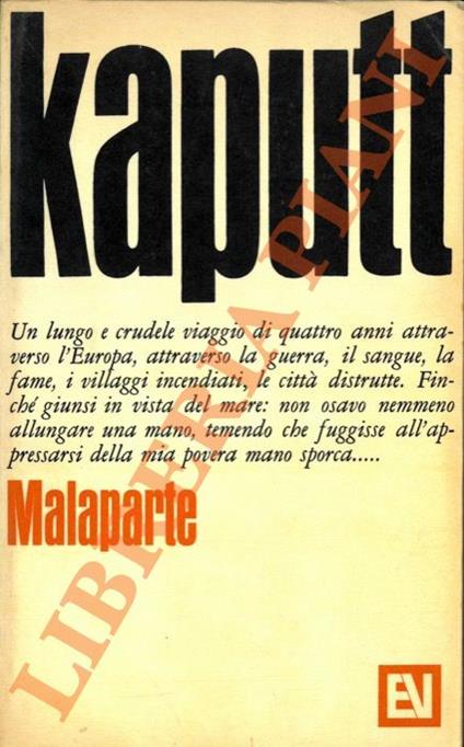 Kaputt - Curzio Malaparte - copertina
